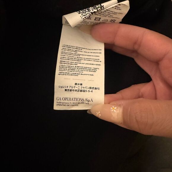 Emporio Armani Black and White Kids Hoodie - Picture 9 of 9